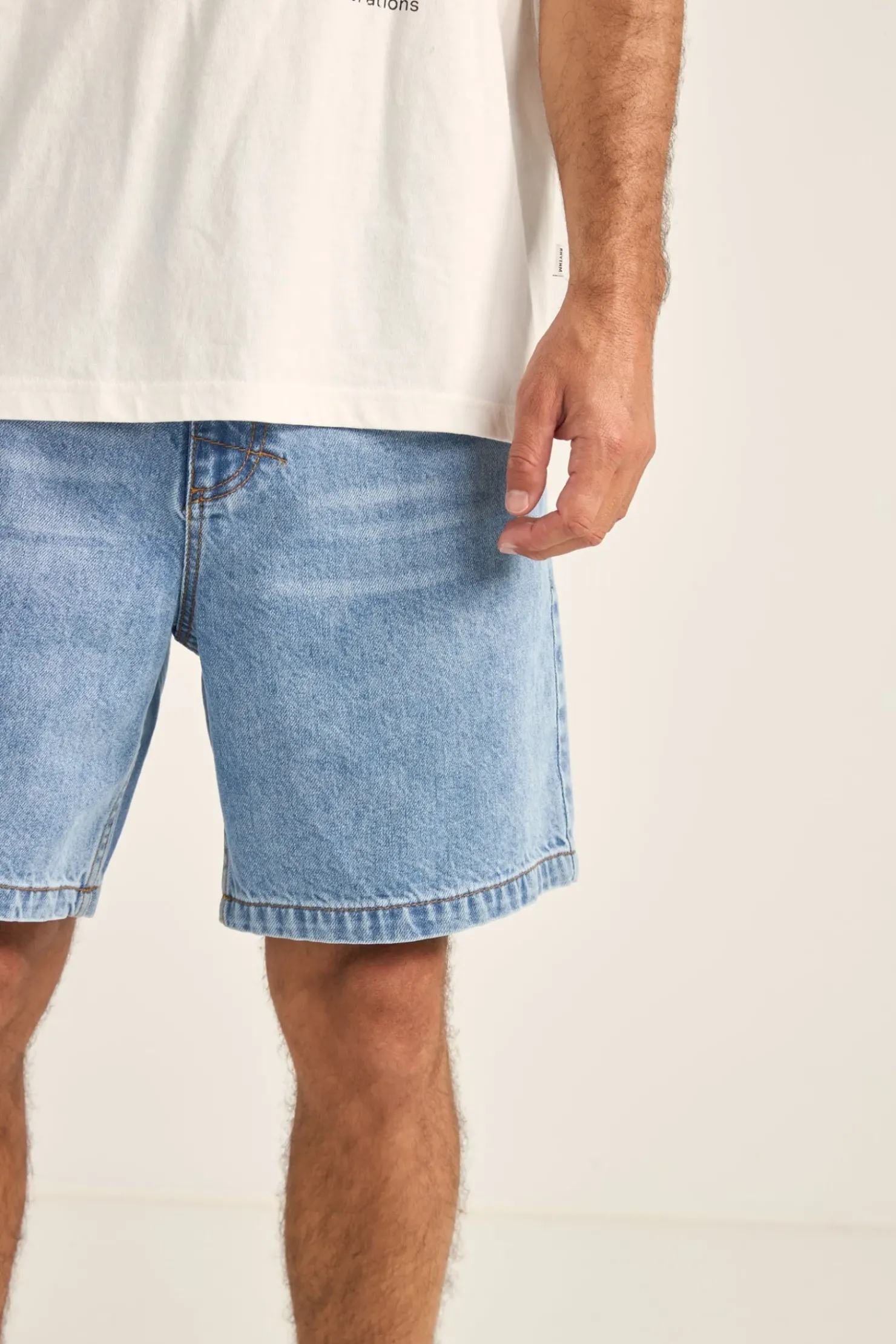 Rhythm Shorts*Subtle Distress Short Blue