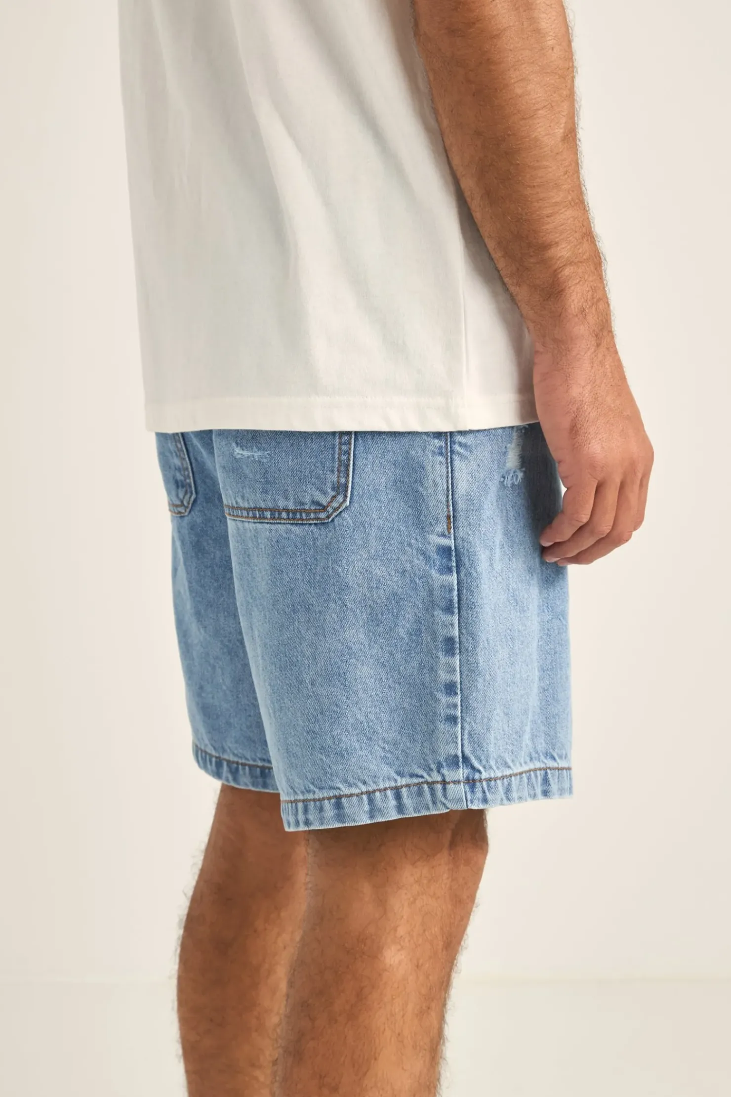 Rhythm Shorts*Subtle Distress Short Blue