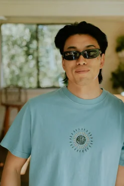 Rhythm T-shirts*Sun Beams Vintage Ss T-Shirt Dusk