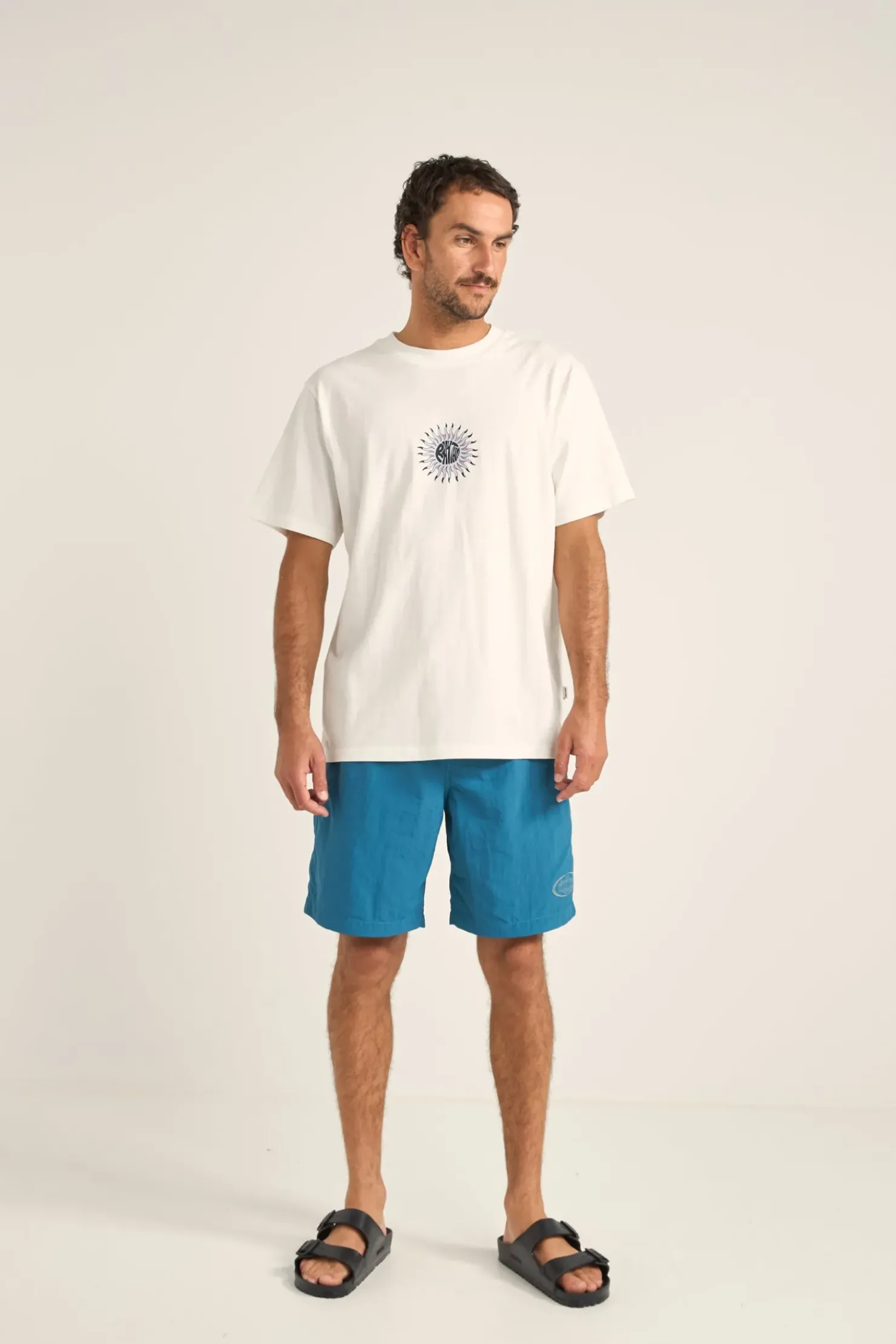 Rhythm T-shirts*Sun Beams Vintage Ss T-Shirt Vintage White VintageWhite