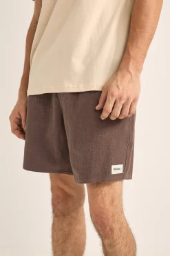 Rhythm Shorts*Textured Linen Jam Silt