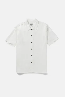 Rhythm Woven Shirts*Textured Linen SS Shirt Natural