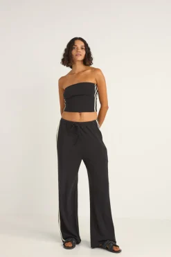 Rhythm Fashion Tops*Track Bandeau Top Black