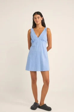 Rhythm Dresses*Tyler Mini Dress Cornflower