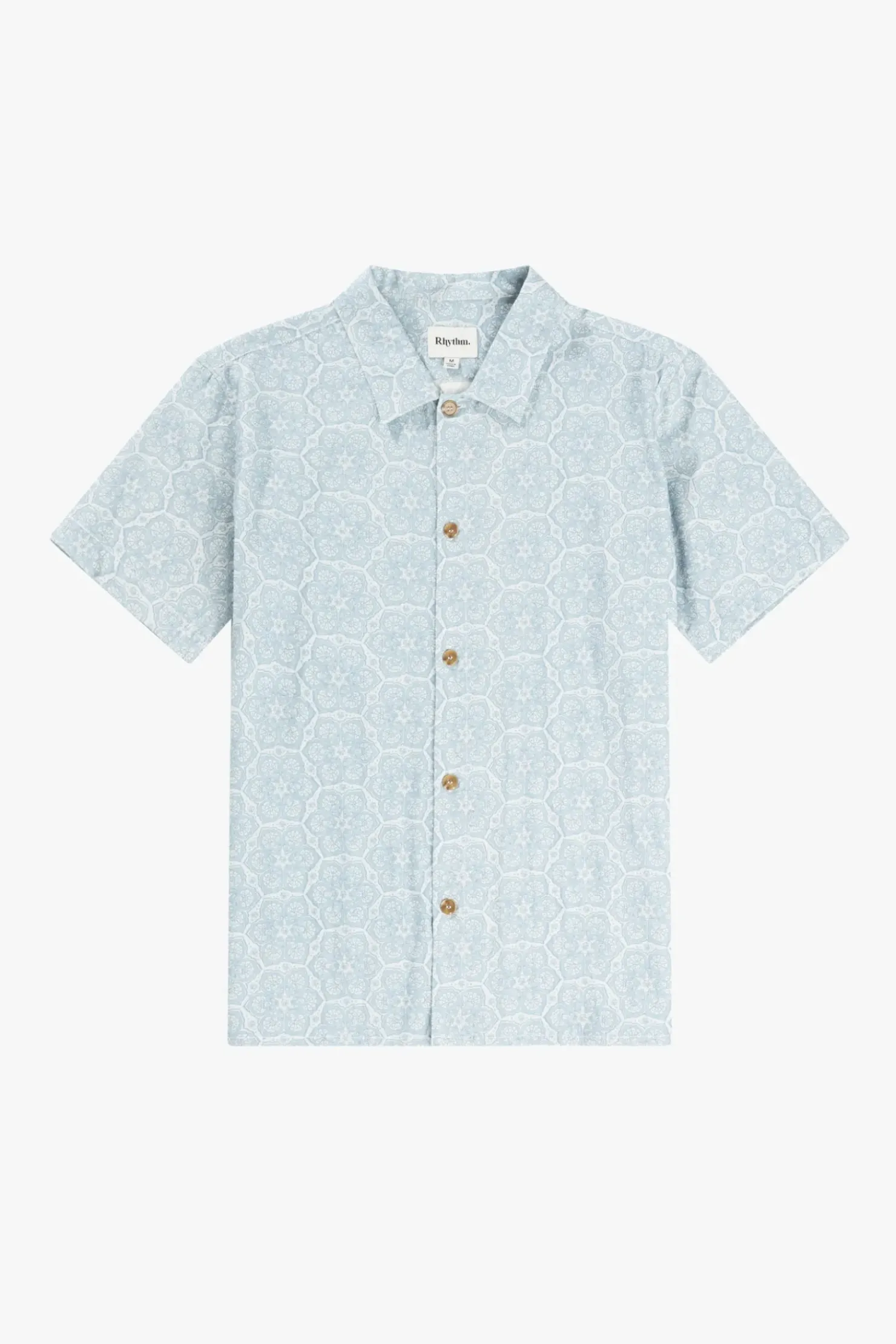 Rhythm Woven Shirts*Vera Ss Shirt Sky