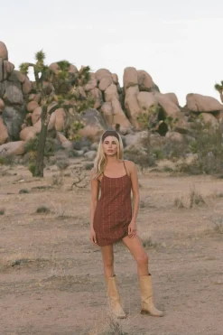 Rhythm Dresses*Vintage Floral Mini Dress Burgundy