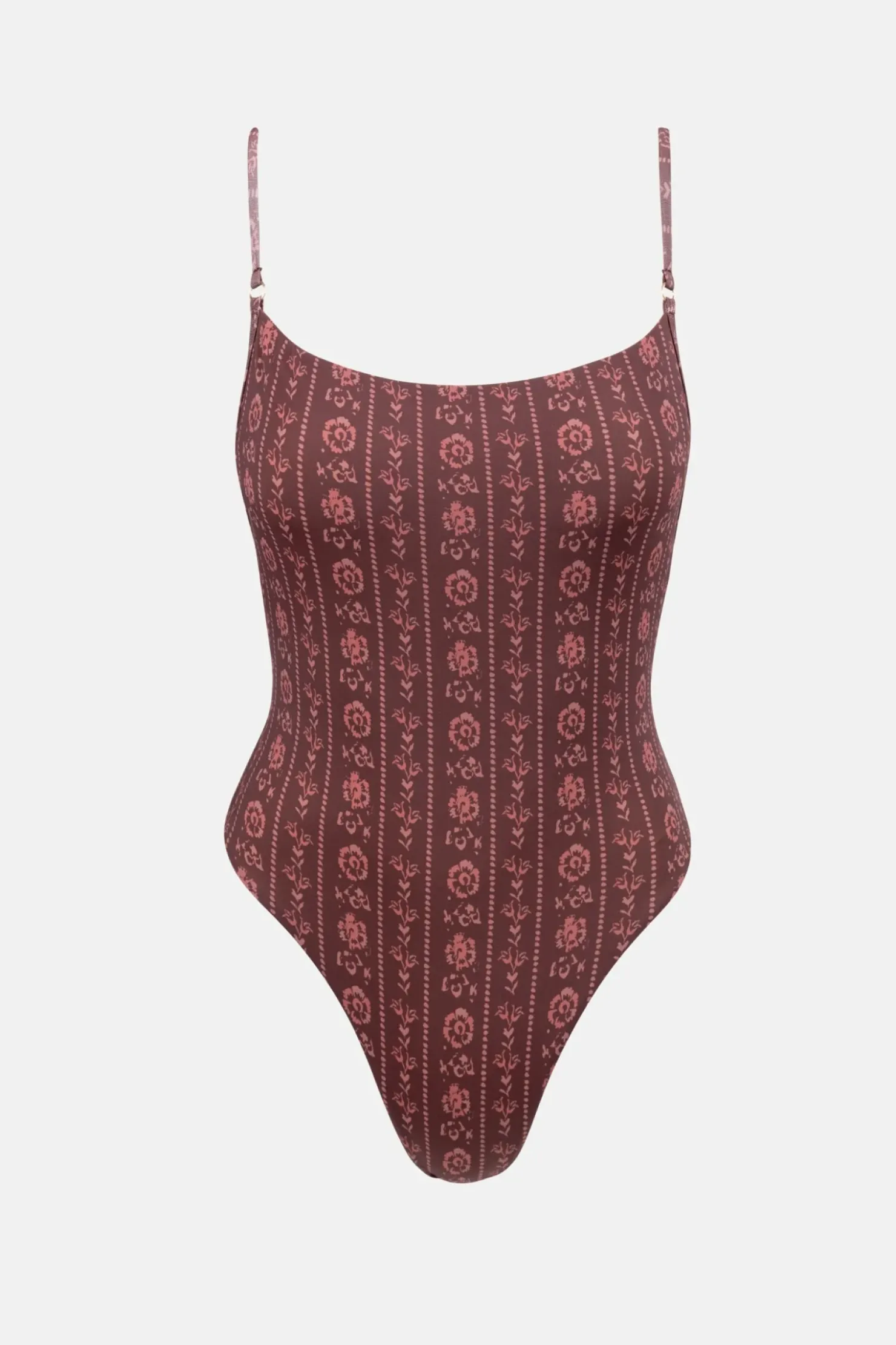 Rhythm One Piece Swim*Vintage Floral One Piece Burgundy